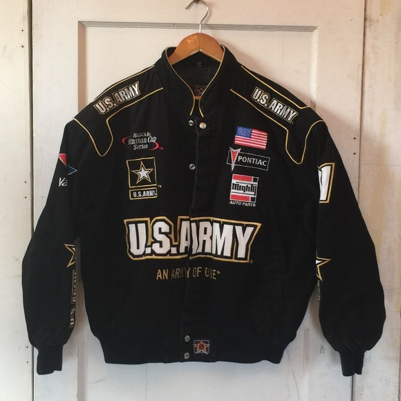 JH Designs Other - NASCAR VINTAGE MENS J.H. DESIGNS US ARMY JACKET
